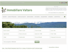 Tablet Screenshot of immobiliarevaltaro.it